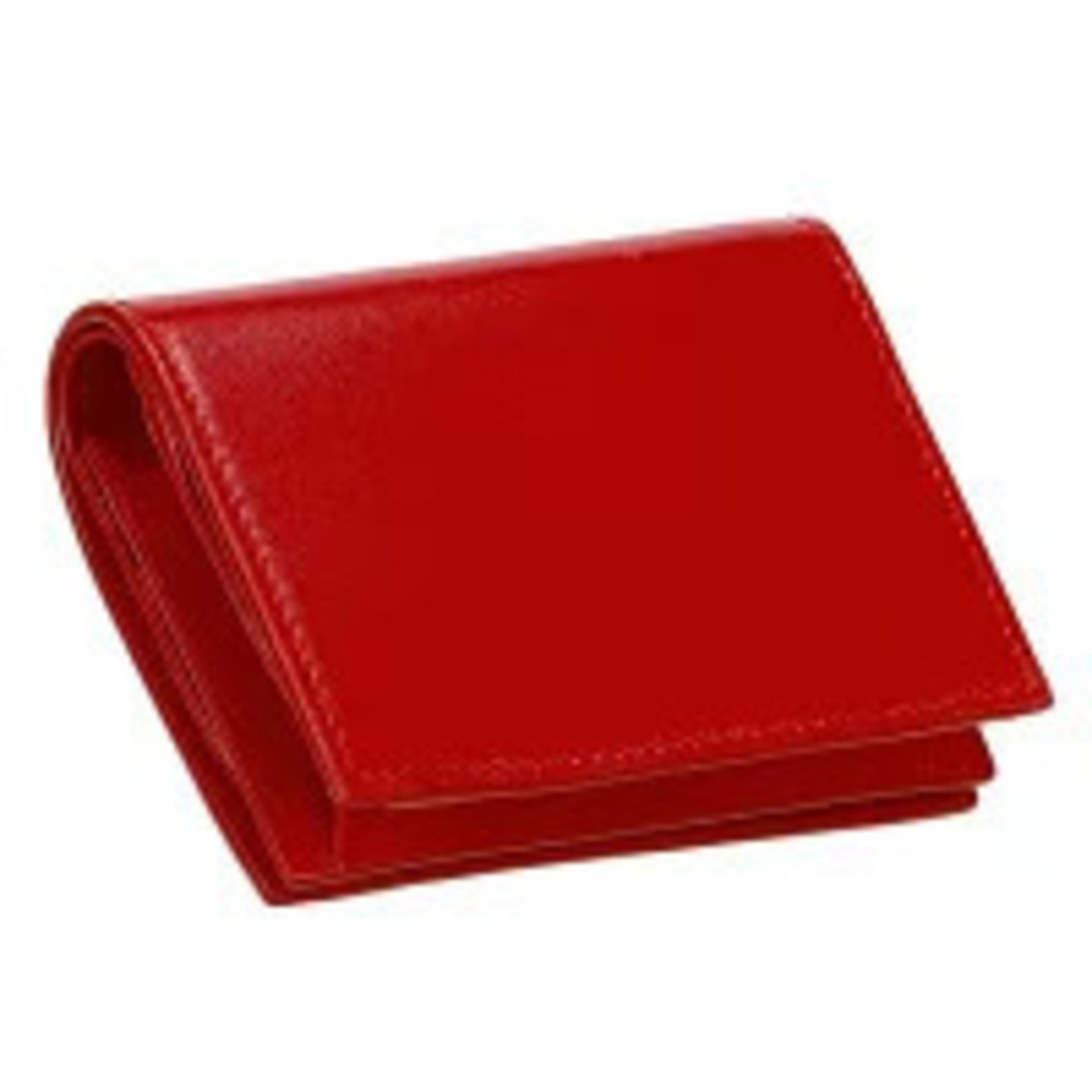 Salvatore Ferragamo Bi fold Wallet Compact ITALY FLARD Red